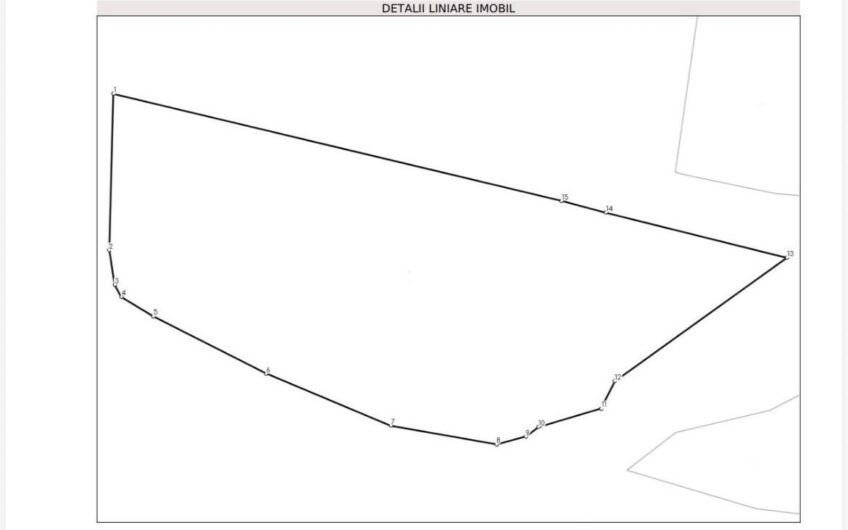 Teren intravilan – 62 ari, Strada Dura (zona ATP)
