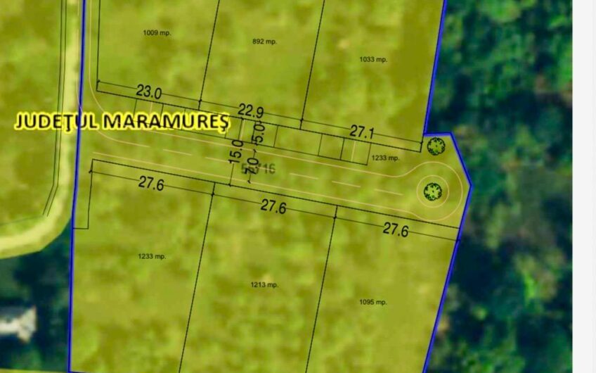 Terenuri de vânzare – Unguraș – 2.200 €/ar