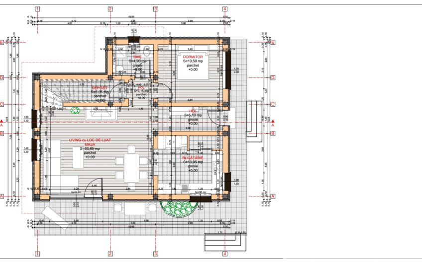 Casă P+E, teren 5 ari – Tăuții Măgherăuș